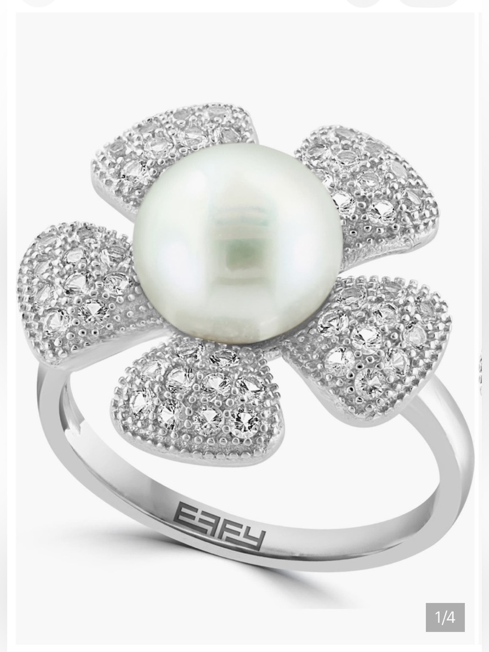 EFFY Floral Ring NWT